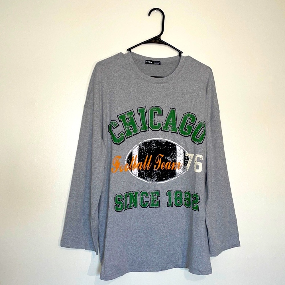 Chicago Football Team Since 1832 Long Sleeve T-Shirt